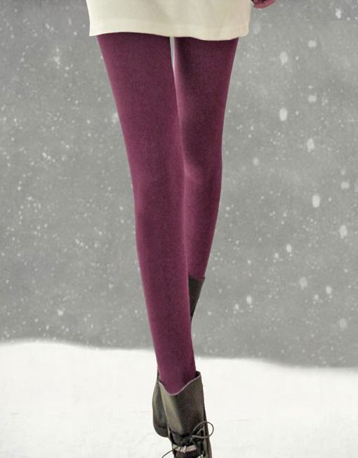 Winter Leggings for Women Warm Leggins Solid Color Velvet Leggins