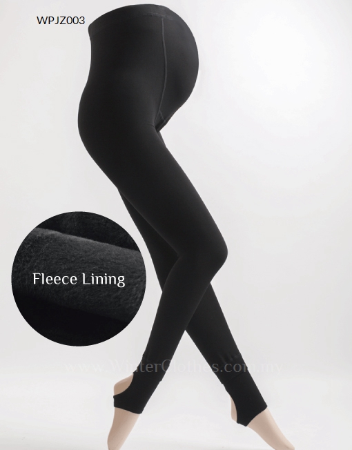 1pair New Black Maternity Leggings For Autumn And Winter Thickened Pregnancy  Tights For Women